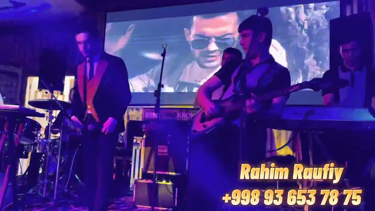 Rahim Raufiy | Buxoro to’yidan jonli ijro | doyra doul gitara | Рахим Рауфий | Бухарская свадьба |