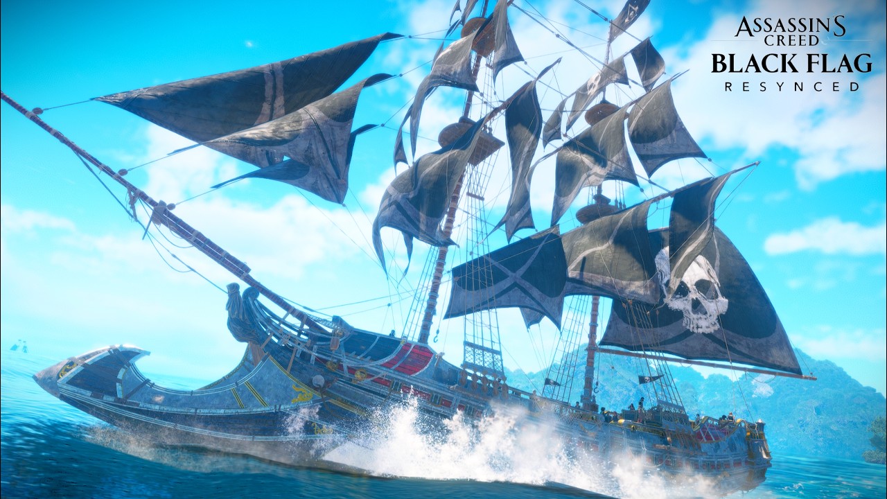 AC Black Flag Resynced - Fully Upgraded Jackdaw Combat is Insane