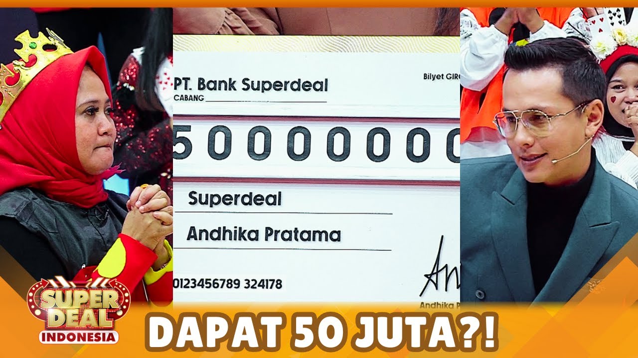 GEREGETAN! Bu Ina Optimis Banget Dapat 50 JUTA! - Super Deal Indonesia 2024