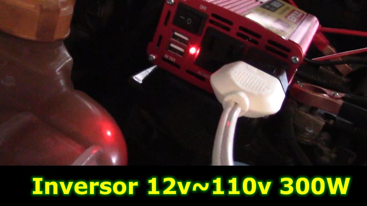 Inversor 12v para 110v 300W: Dicas, como funciona, como usar.