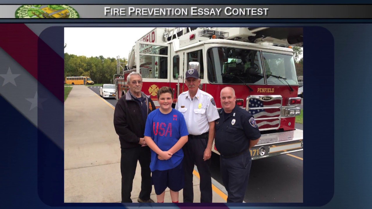 2017 Recognition of Penfield Students Fire Prevention Essay Winners