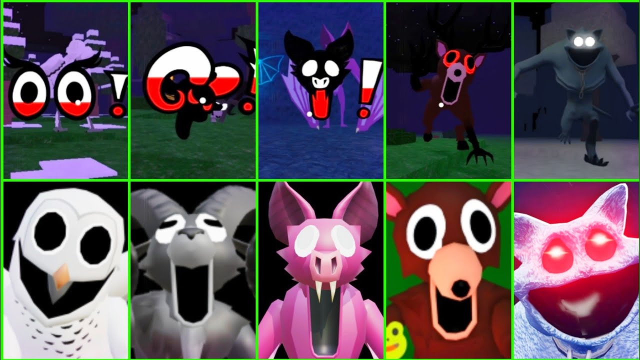 Which JUMPSCARE is the SCARIEST? Owl vs Ram vs Bat 🦇 (99 Nights In The Forest + Arctic)