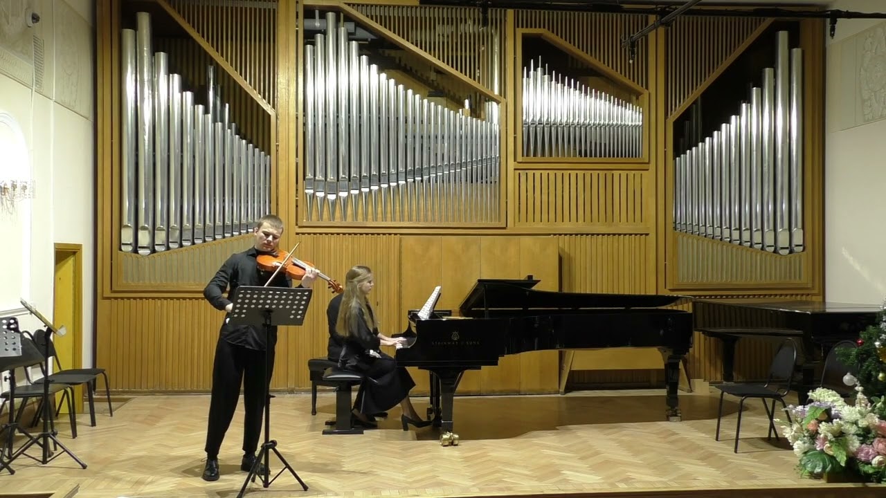Д. Мийо, Соната для альта и фортепиано op.240 № 1, 3-4 части.