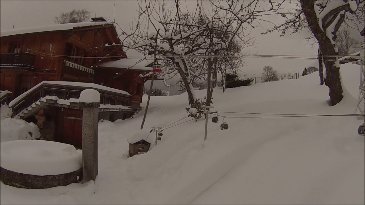 Ma station de ski miniature sous la neige - 14 Janvier 2017 |GoPro