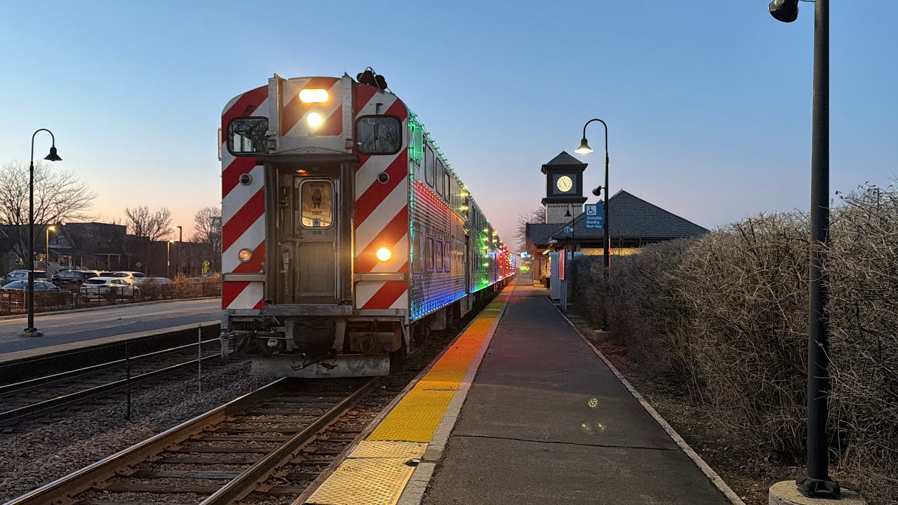 The Complete Metra Evening Rush Hour At Highland Park On January 7, 2026