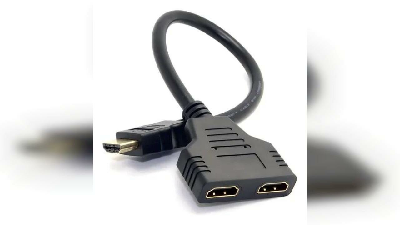 Review: Cabo Conversor Divisor Duplicador Hdmi Macho 1x2 Hdmi Femea
