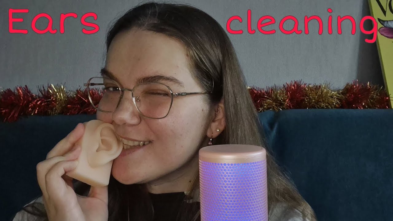 ASMR EARS CLEANING • wet mouth sounds • близкие липкие звуки рта • eating jam