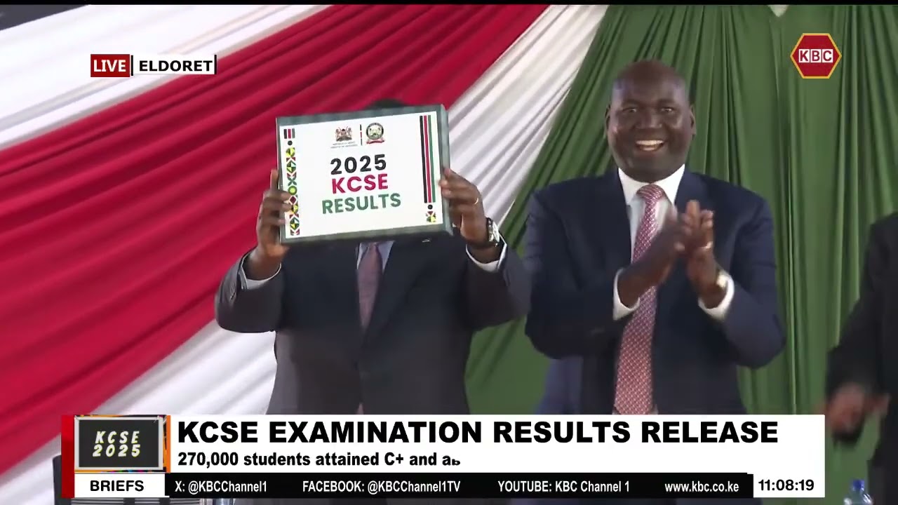 The 2025 KCSE Results Officially Released