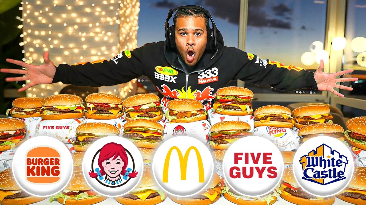 Fanum Tries Every Burger So You Don’t Have To…