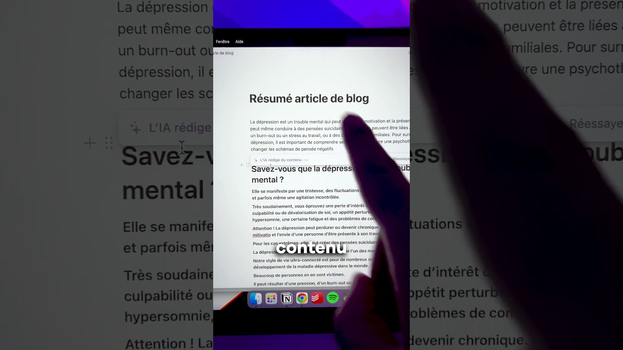 5 fa&ccedil;ons de booster ta productivit&eacute; avec Notion AI