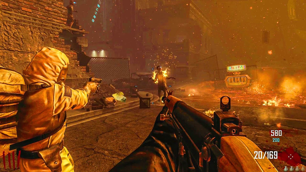 BLACK OPS 2 ZOMBIES: TOWN GAMEPLAY! (NO COMMENTARY)