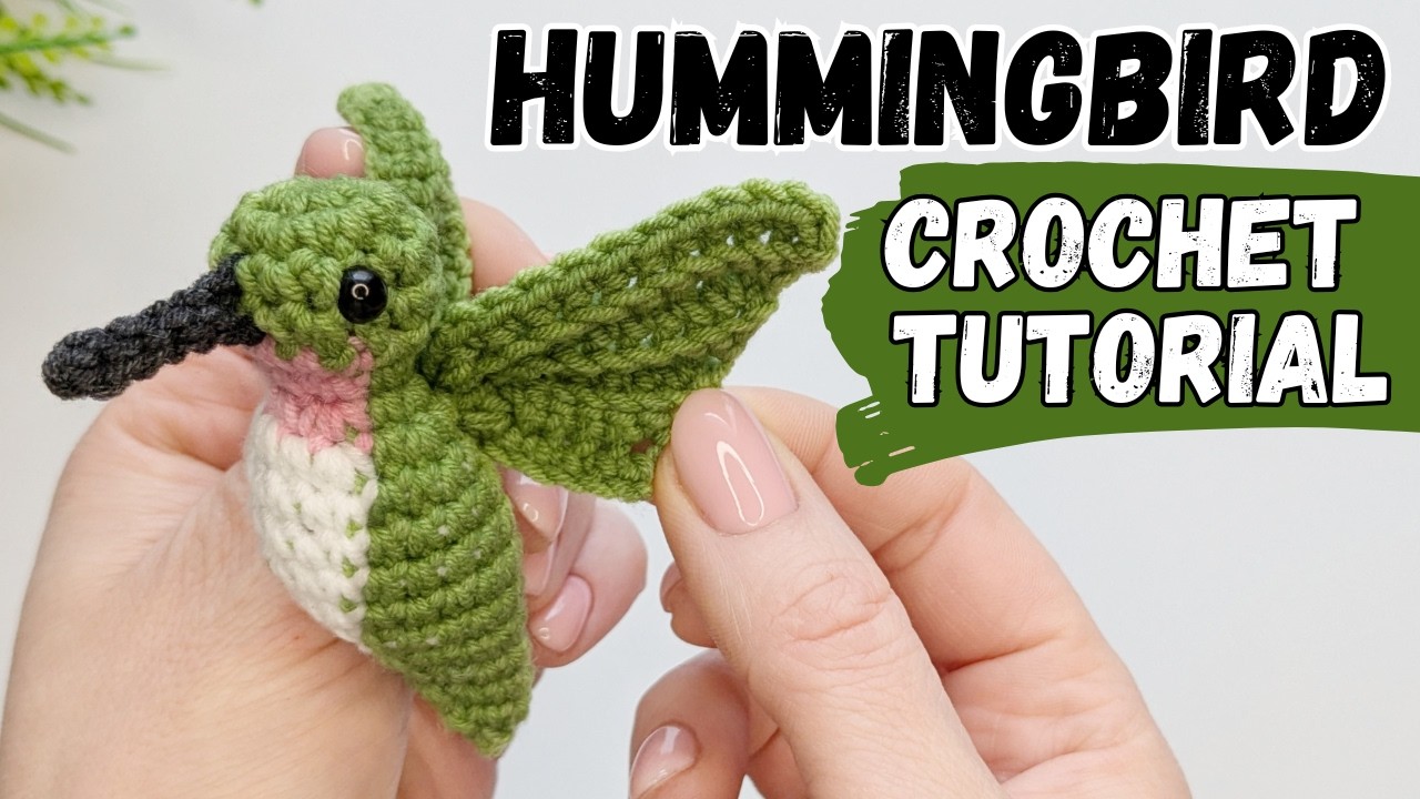 Amigurumi Hummingbird Easy & Fast Crochet Project