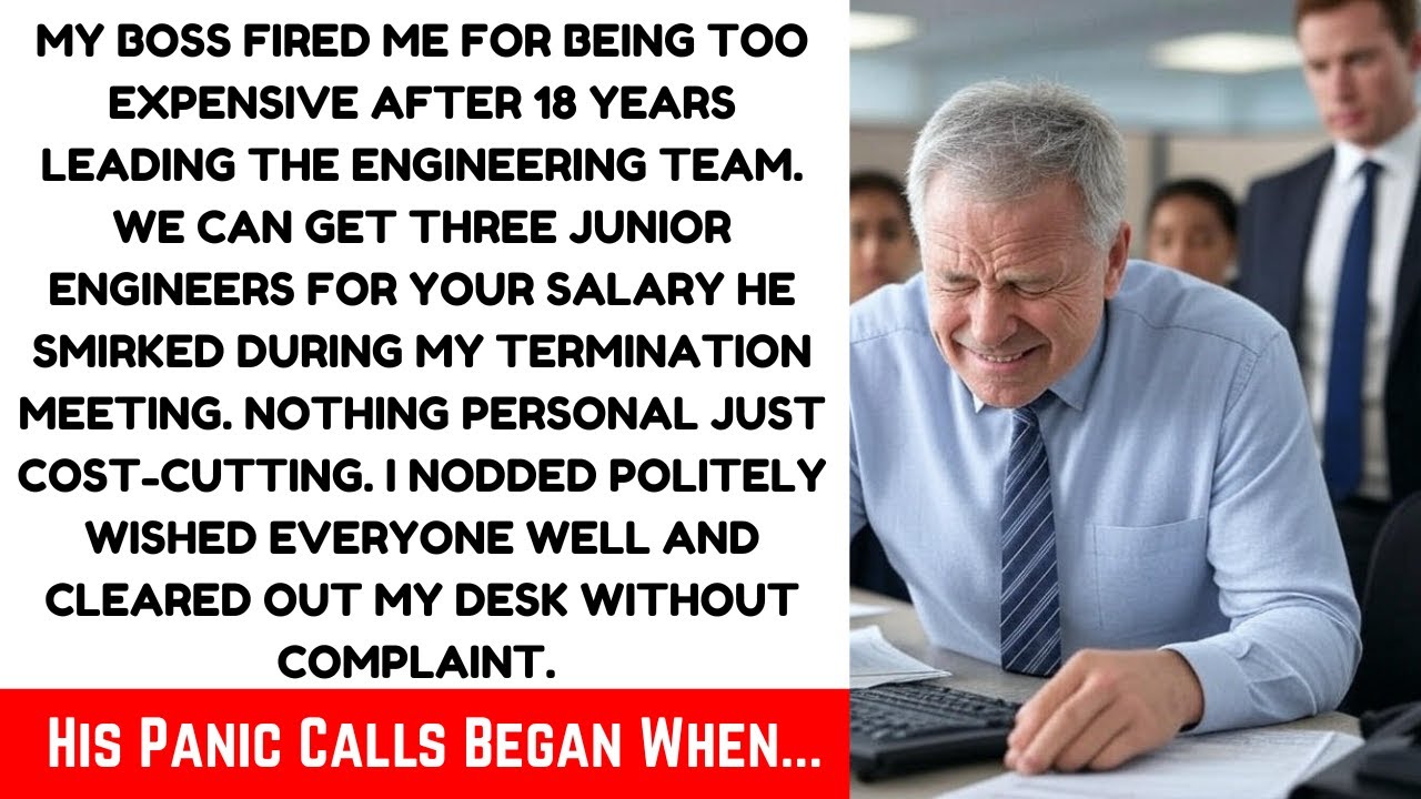 My Boss Fired Me For Being Too Expensive After 18 Years Leading The Engineering Team. We Can Get..