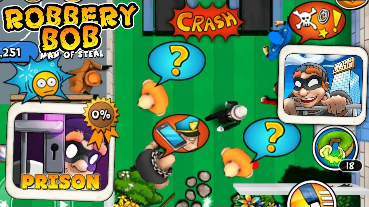 Robbery Bob - Prison Chapter Gameplay Walkthrough Ep 78