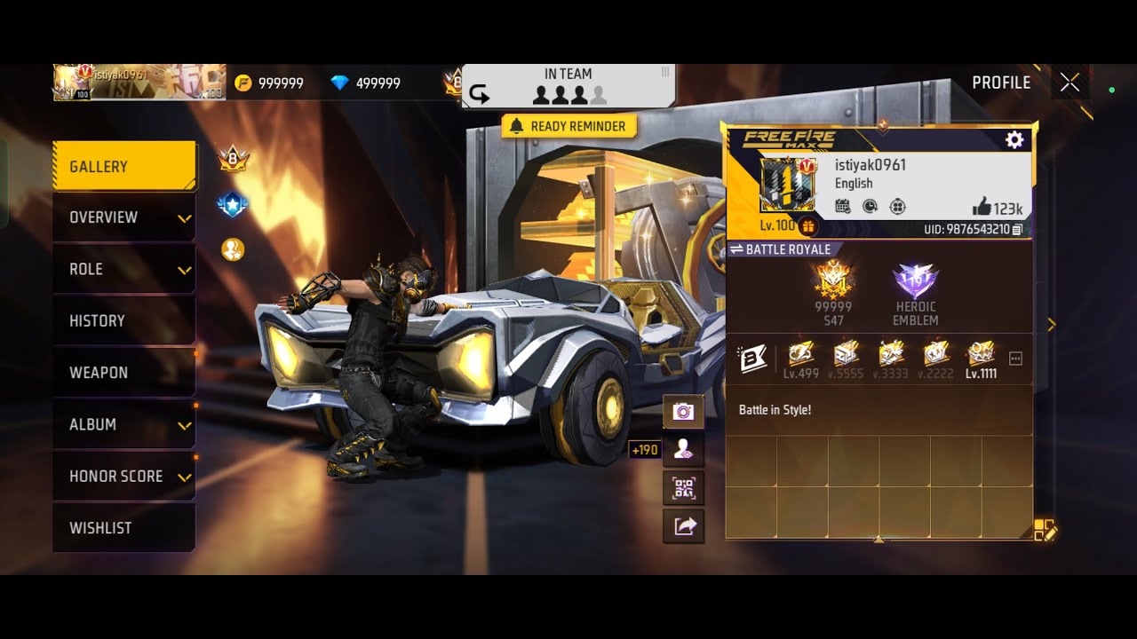 English Free Fire MAX : 👍 Good stream | Playing Solo | Streaming with Turnip
