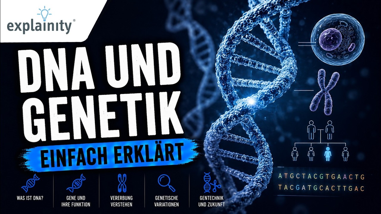 DNA und Genetik einfach erkl&auml;rt (explainity&reg; Erkl&auml;rvideo)