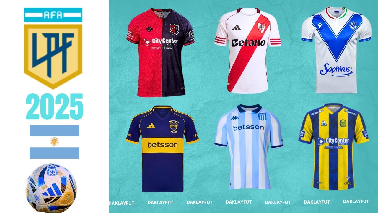 🇦🇷 ¡TODAS LAS CAMISETAS DE LA LIGA ARGENTINA TEMPORADA 2025! LOCALES, VISITANTES, Y TERCERAS