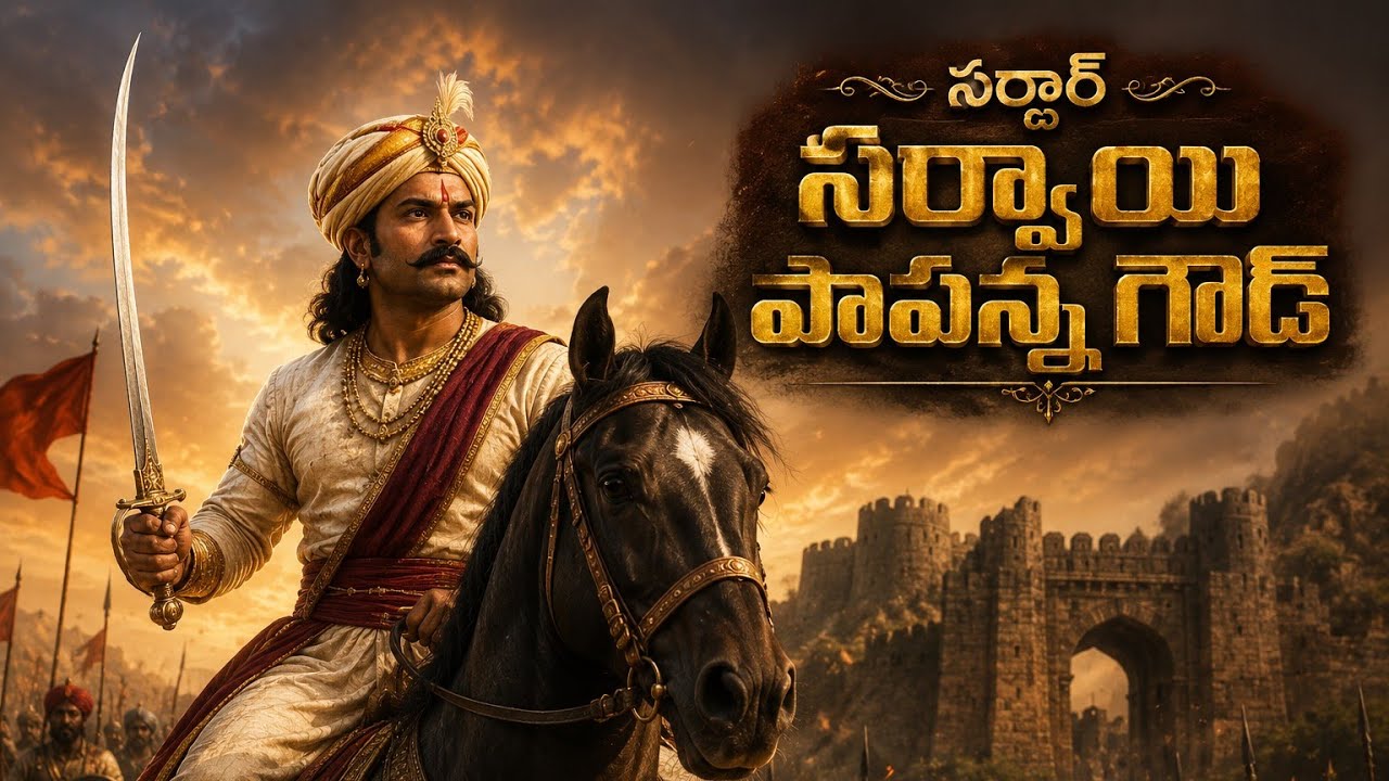 మొఘలులను సవాలు చేసిన తెలంగాణ వీరుడు 🔥 | సర్దార్ సర్వాయి పాపన్న గౌడ్ పూర్తి కథ | Telangana Warrior 