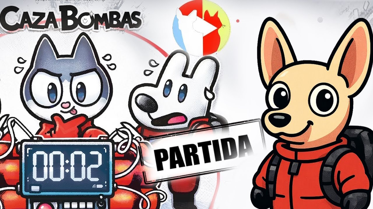 CAZA BOMBAS - PARTIDA explosiva a 4 JUGADORES 💥 JUEGO DE MESA de @DevirIberia