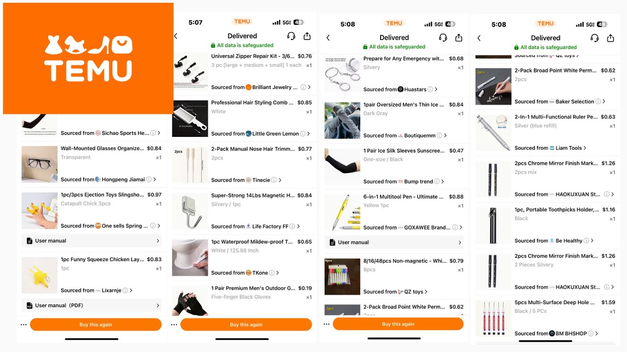 25 gadgets from TEMU only $22