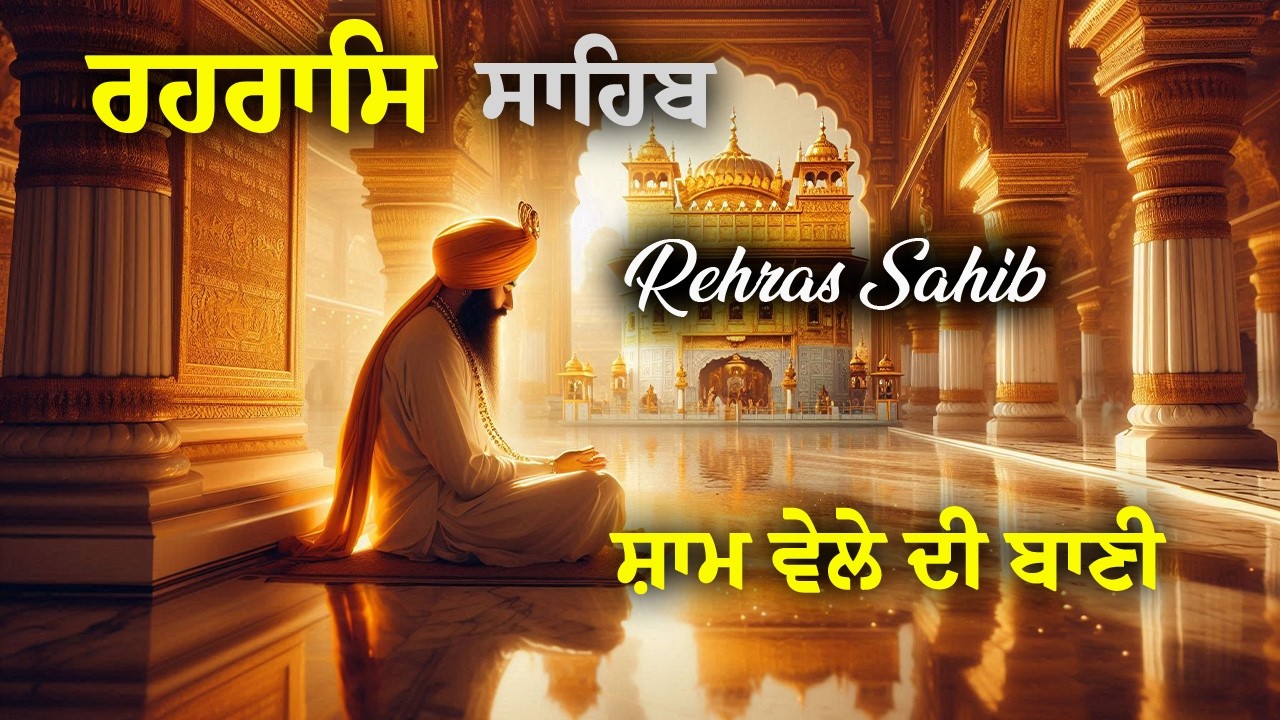 Rehras Sahib | ਰਹਿਰਾਸ ਸਾਹਿਬ | Powerful Evening Gurbani for Energy & Protection