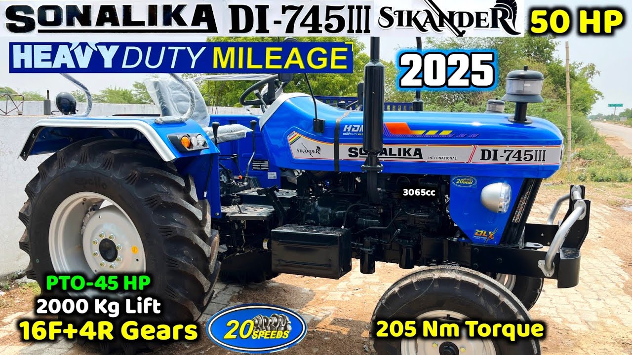 Sonalika DI-745 Sikander New Model 2025 | Sonalika DI-745 | Sonalika 50 HP tractor | Sonalika