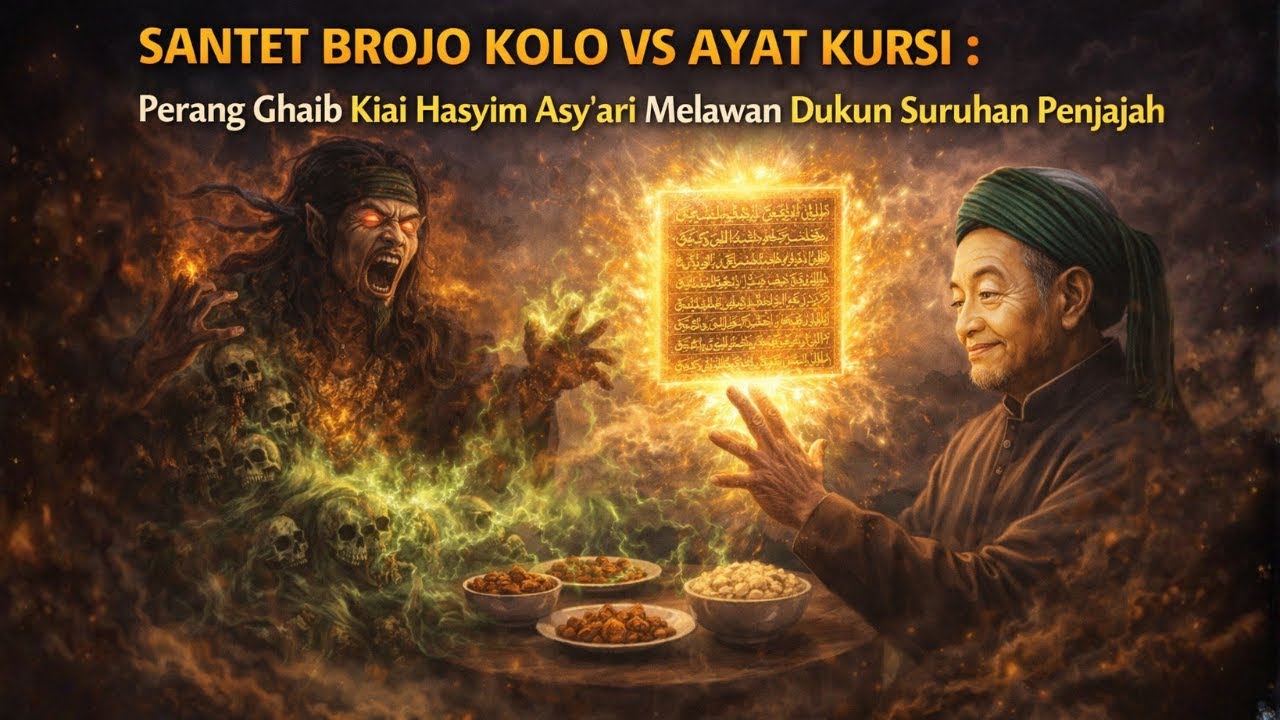 SANTET BROJO KOLO VS AYAT KURSI: Perang Ghaib Kiai Hasyim Asy'ari Melawan Dukun Suruhan Penjajah