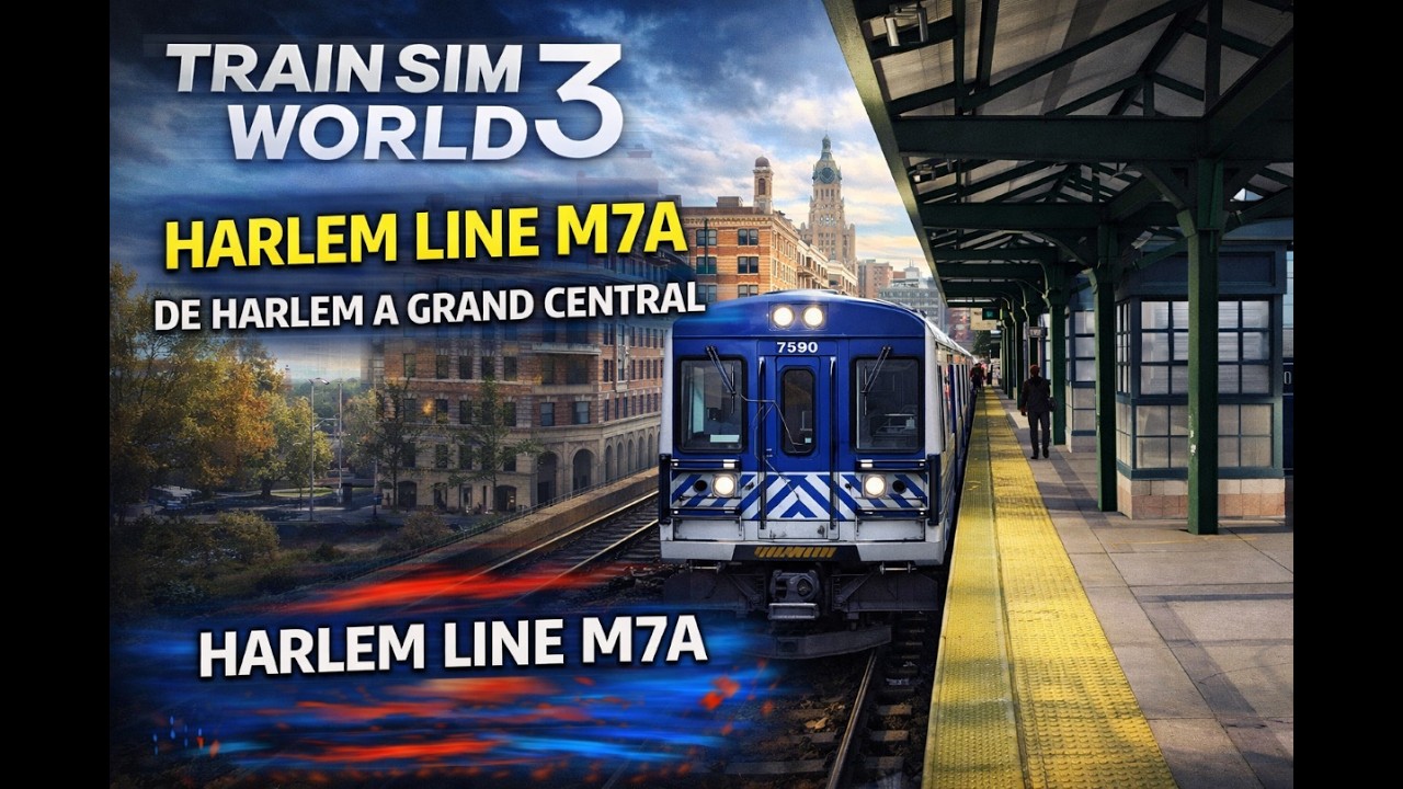 Train Sim World 3 – Harlem Line M7A | De Harlem a Grand Central