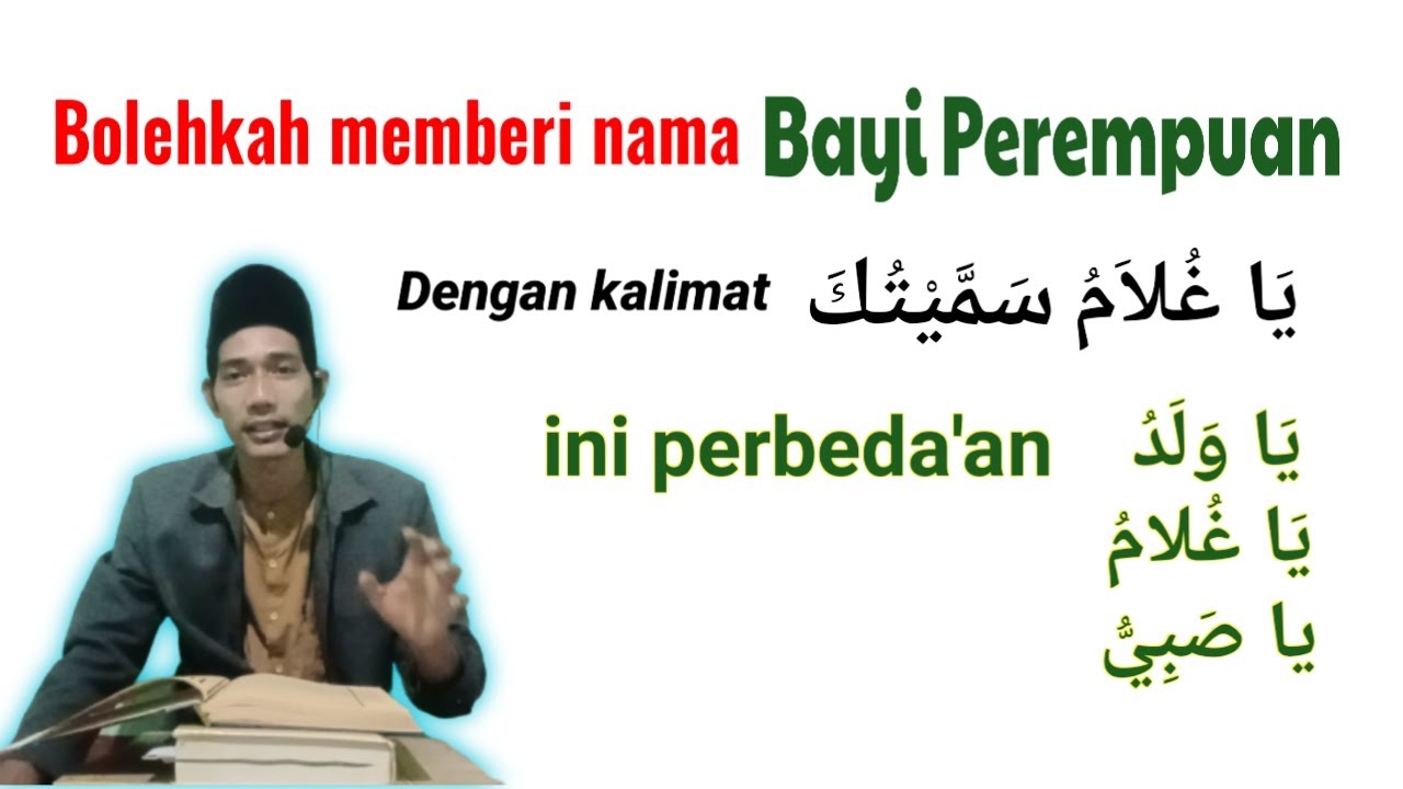 kalimat yang benar untuk memberi nama bayi | jangan asal baca