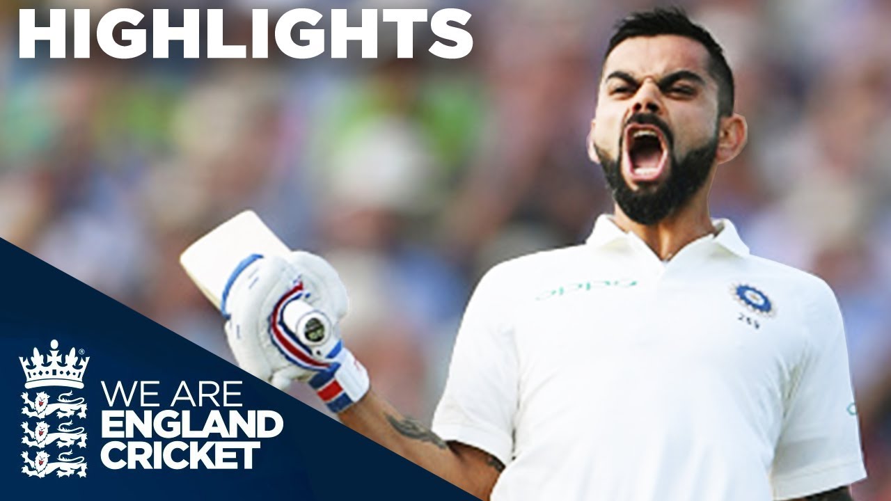 Virat Kohli Scores 1st Test Century In England | England v India 1st Test Day 2 2018 - Highlights