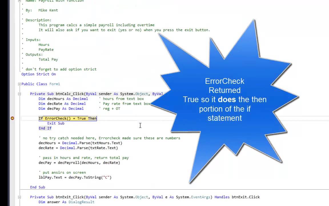 Payroll with Functions