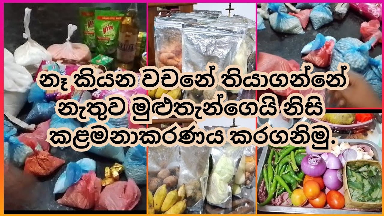 මාසෙටම 45000 න් අපේ ගෙදර බැලන්ස් කරන විදිහ 💵🤜#investing#groceryshopping 