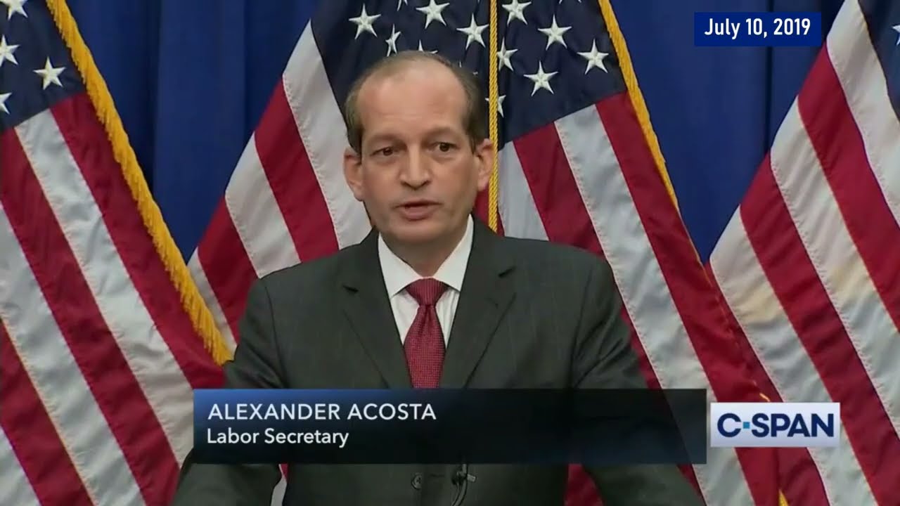 Alexander Acosta on Epstein as an Intelligence Asset (Clip)