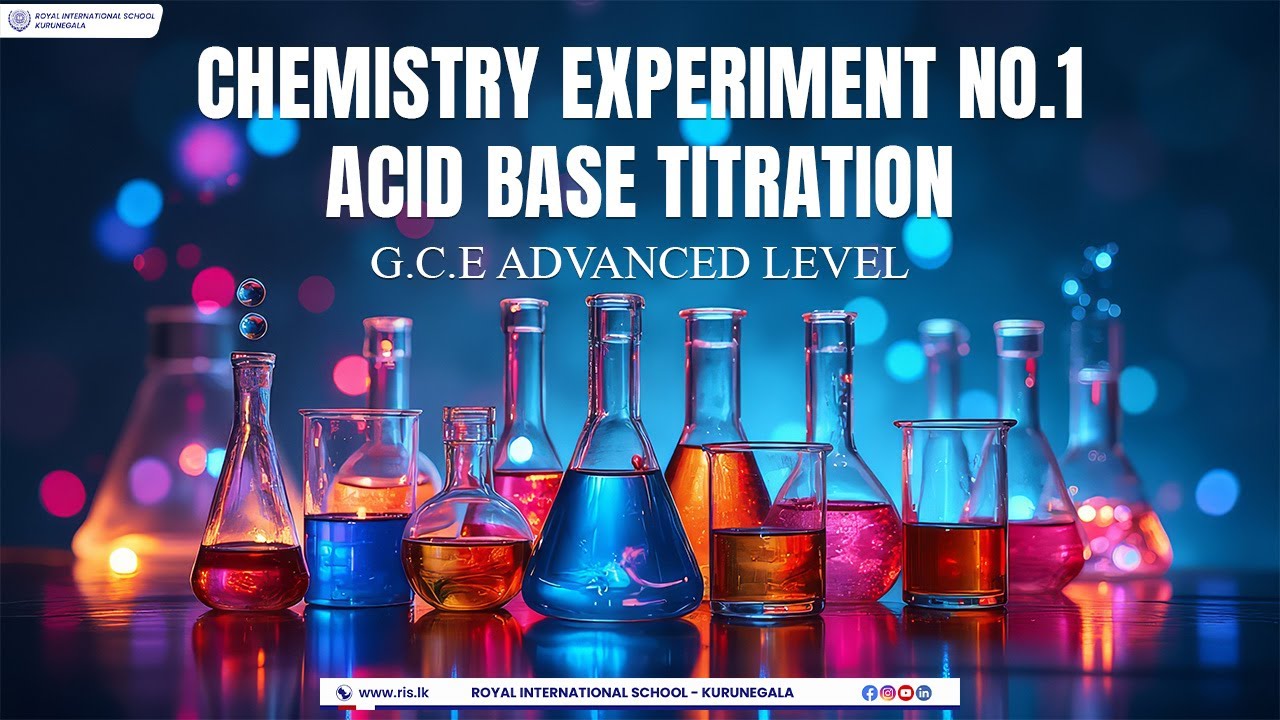 Acid Base Titration - Chemistry Experiment No. 01 🧪🥼👩🏻‍🔬👨🏻‍🔬⚗️