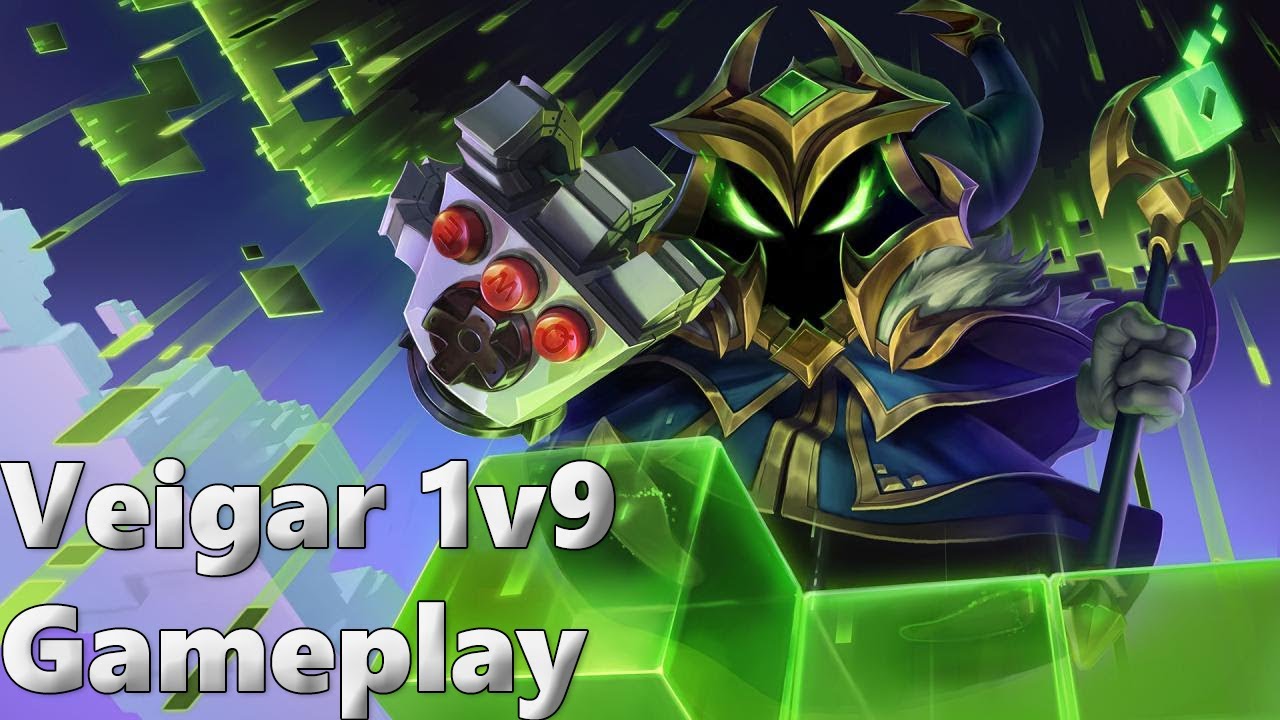 How to become League of Legends' Final Boss and 1v9 as Veigar!