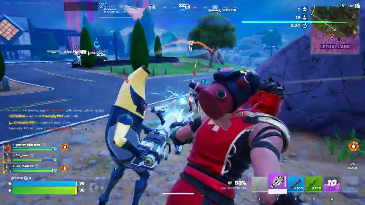 2nd crown win carried by teammates Fortnite Ch7S1