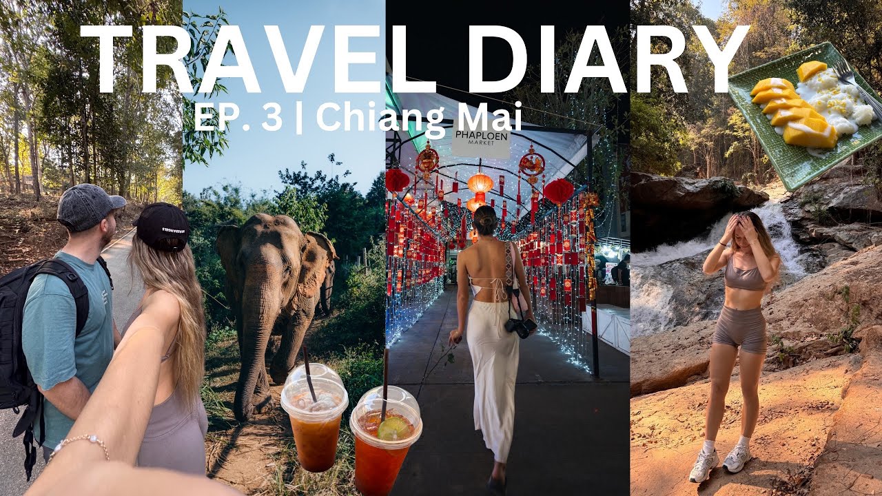 EP. 3 Travel Diary 🌴 | Chiang Mai, Routine auf der Reise, Food Taste Testing