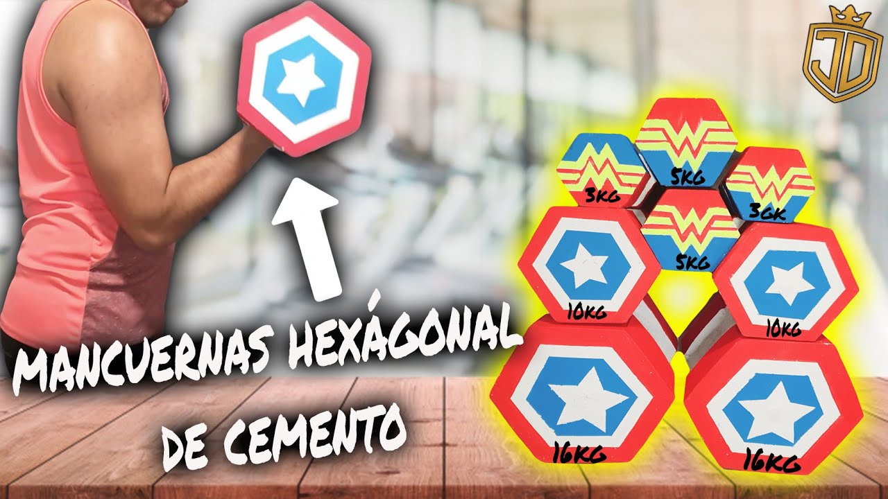 COMO HACER MANCUERNAS DE CEMENTO💪🏽🧑🏽👍🏽