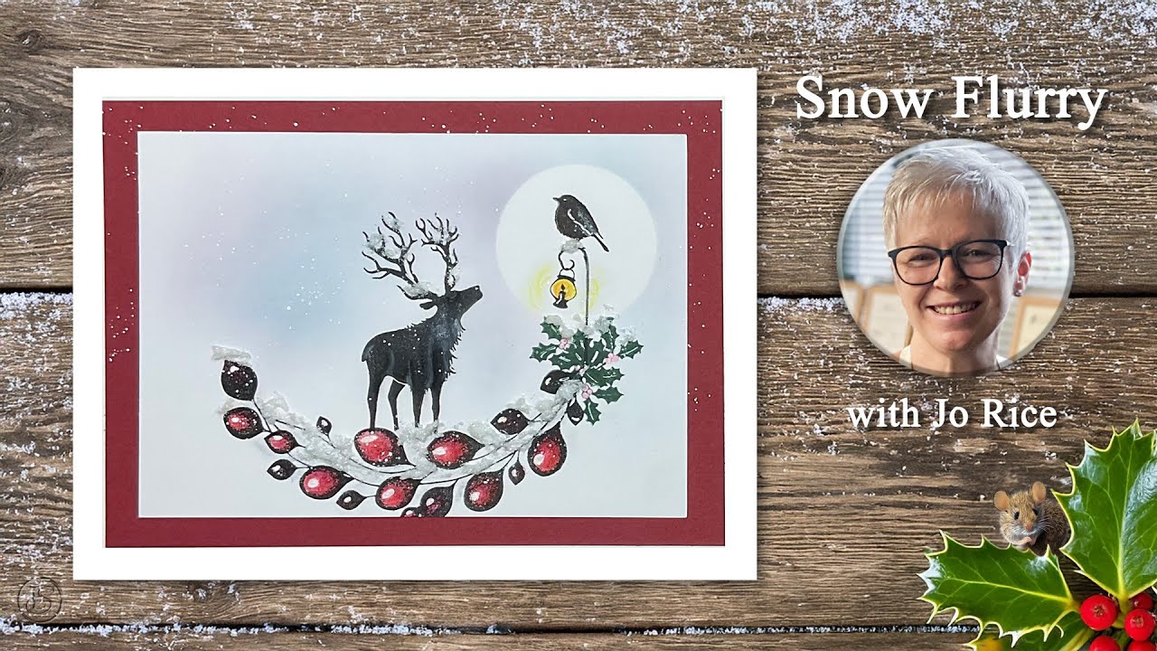 Snow Flurry &ndash; A Lavinia Stamps Tutorial with Jo Rice