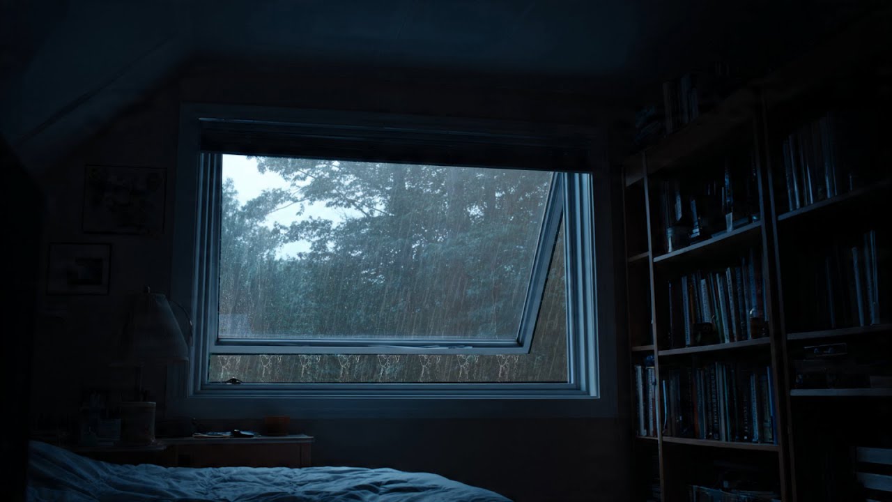 Heavy Rain on Window Ambience 🌧️ Relaxing Rain Sounds for Deep Sleep