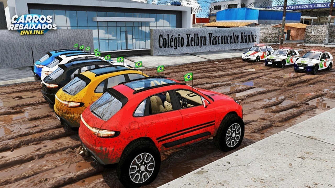 CARROS REBAIXADOS ONLINE | ROLE DOS ALUNOS DE PORSCHE MACAN DE TRILHA E CHEGOU AS VT!
