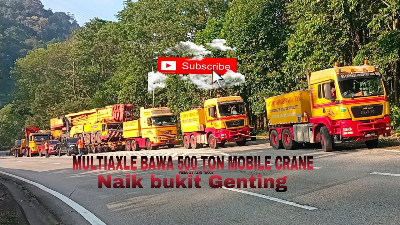 4 PRIME MOVER Multiaxle load Mobile crane DEMAG AC1600