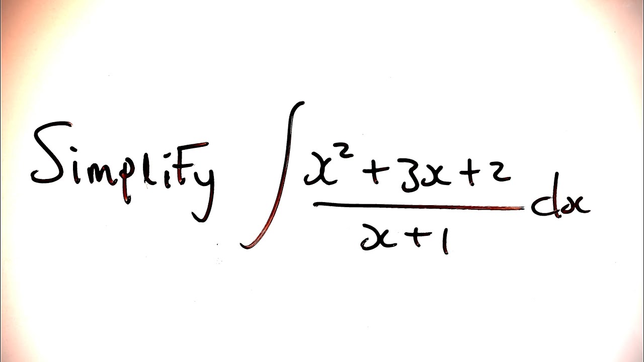 Indefinite Integral I