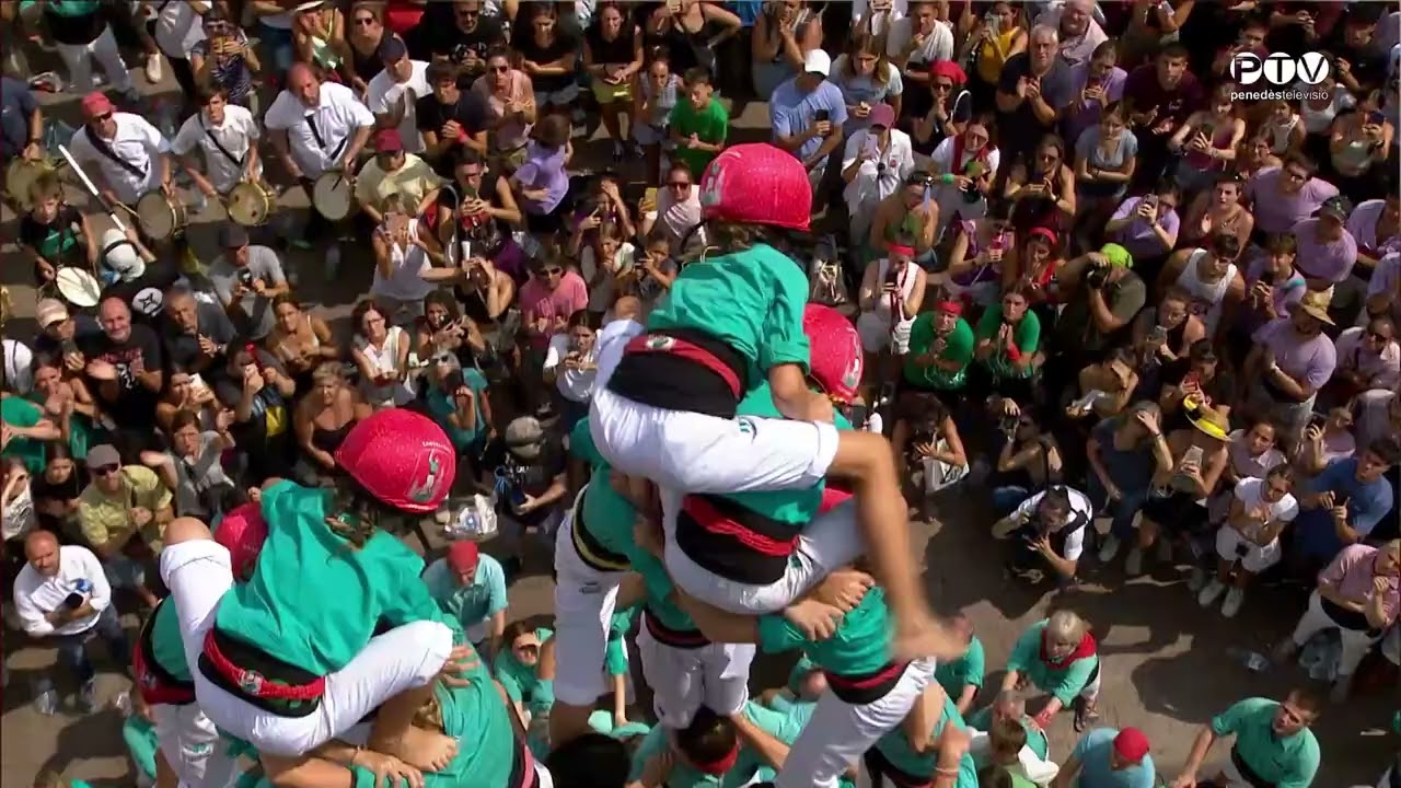 Castellers de Vilafranca - 7 de 9 amb folre - Sant Fèlix 2023