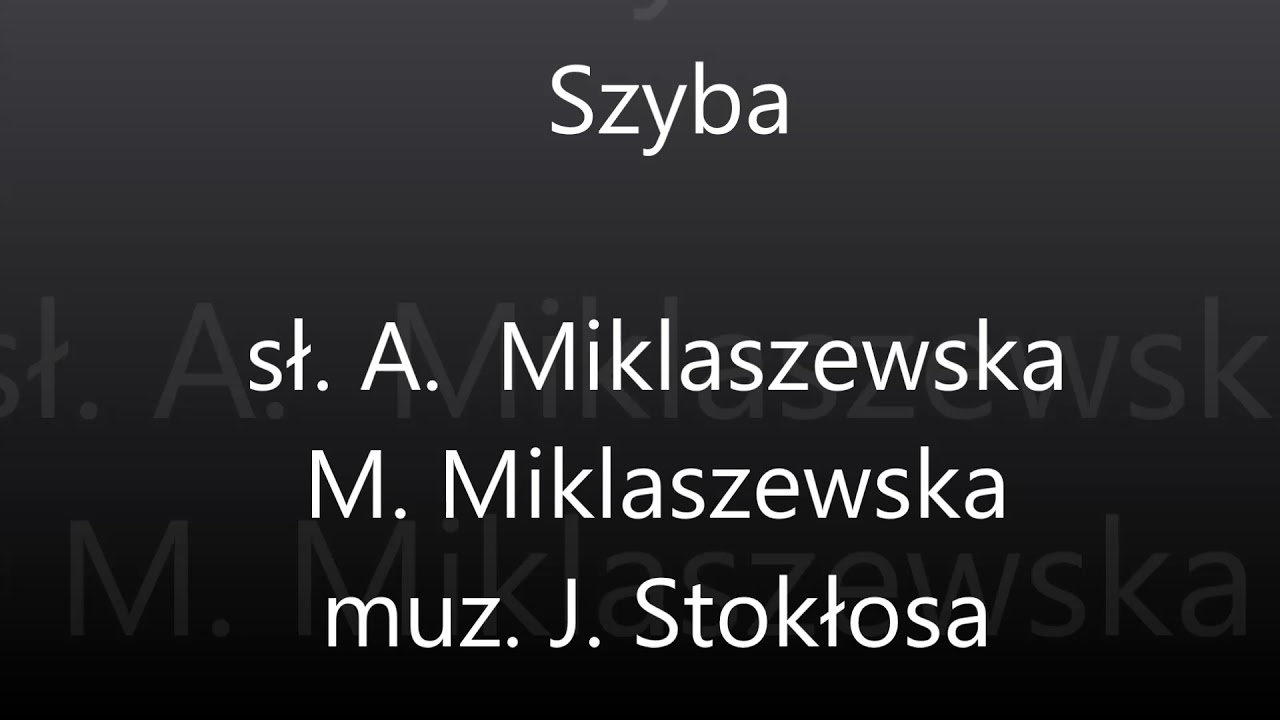 Szyba (Metro) karaoke podkład piano cover instrumental YOUCOVER.PL