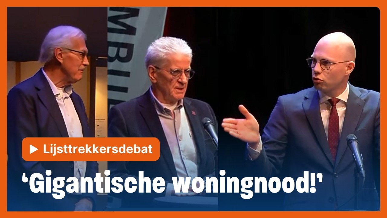 DEBAT - SGP vs CDA en 50PLUS over wonen en kamerverhuur