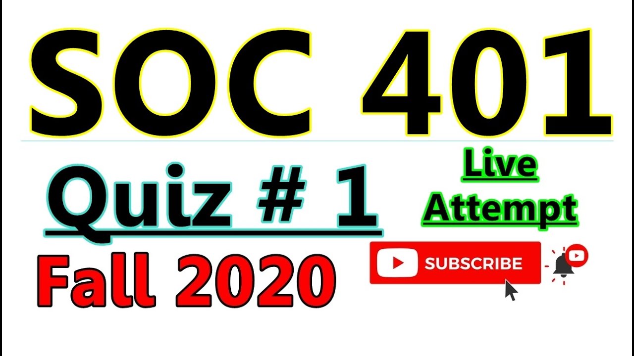 SOC401 Quiz # 1 Live Attempt Fall 2020 || Cultural Anthropology