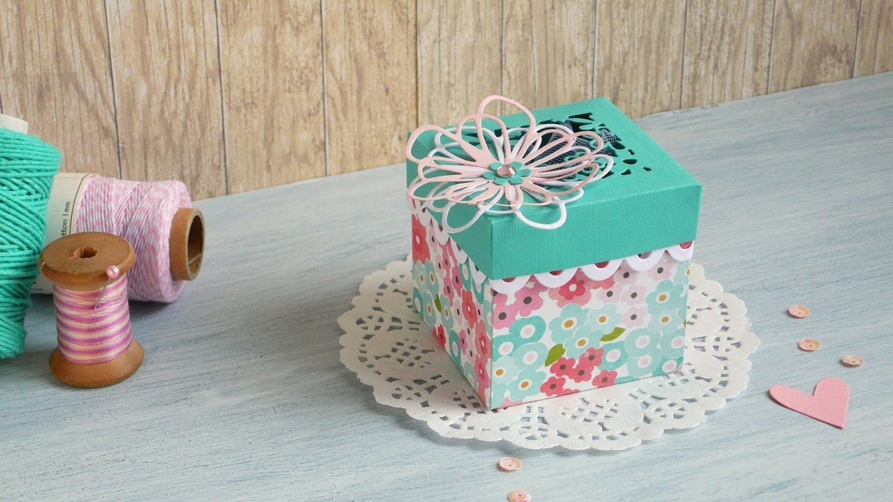 Favor Box: Wedding and Party with Sizzix Big Shot Plus Starter Kit