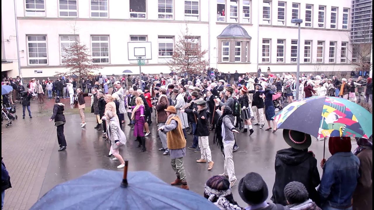 Flashmob Mottowoche 2013 Ruhr-/Schiller-Gymnasium Witten