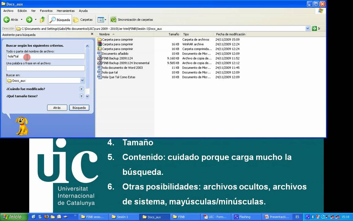Formación informática básica - Segunda sesión (1/3)
